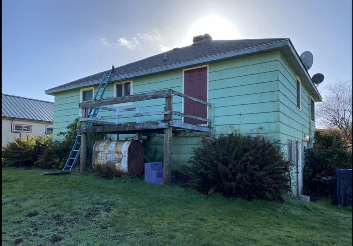 Before Deck Remodel — Astoria, OR — Water Tight Construction Inc.