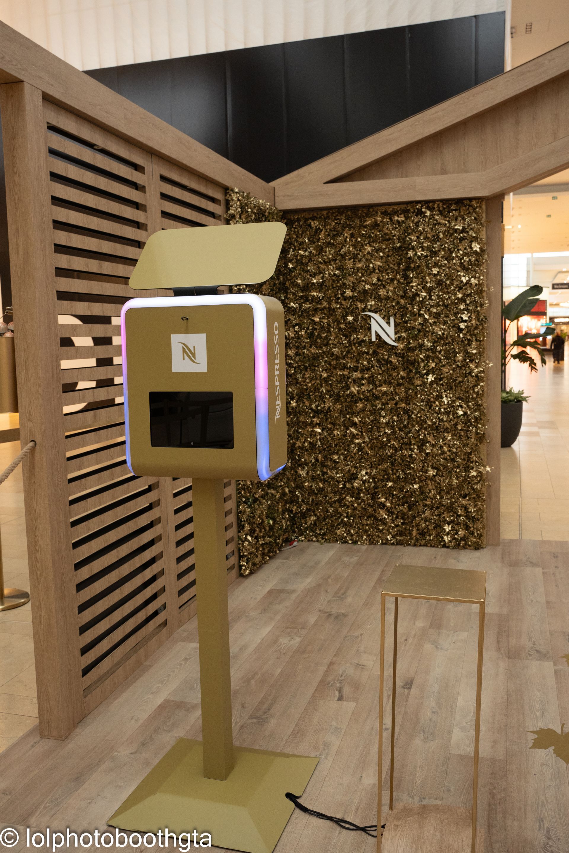 Nescafe branded Photo Booth.