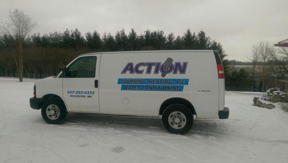 Action Van - Water/Gas Line Installation in Rochester, MN