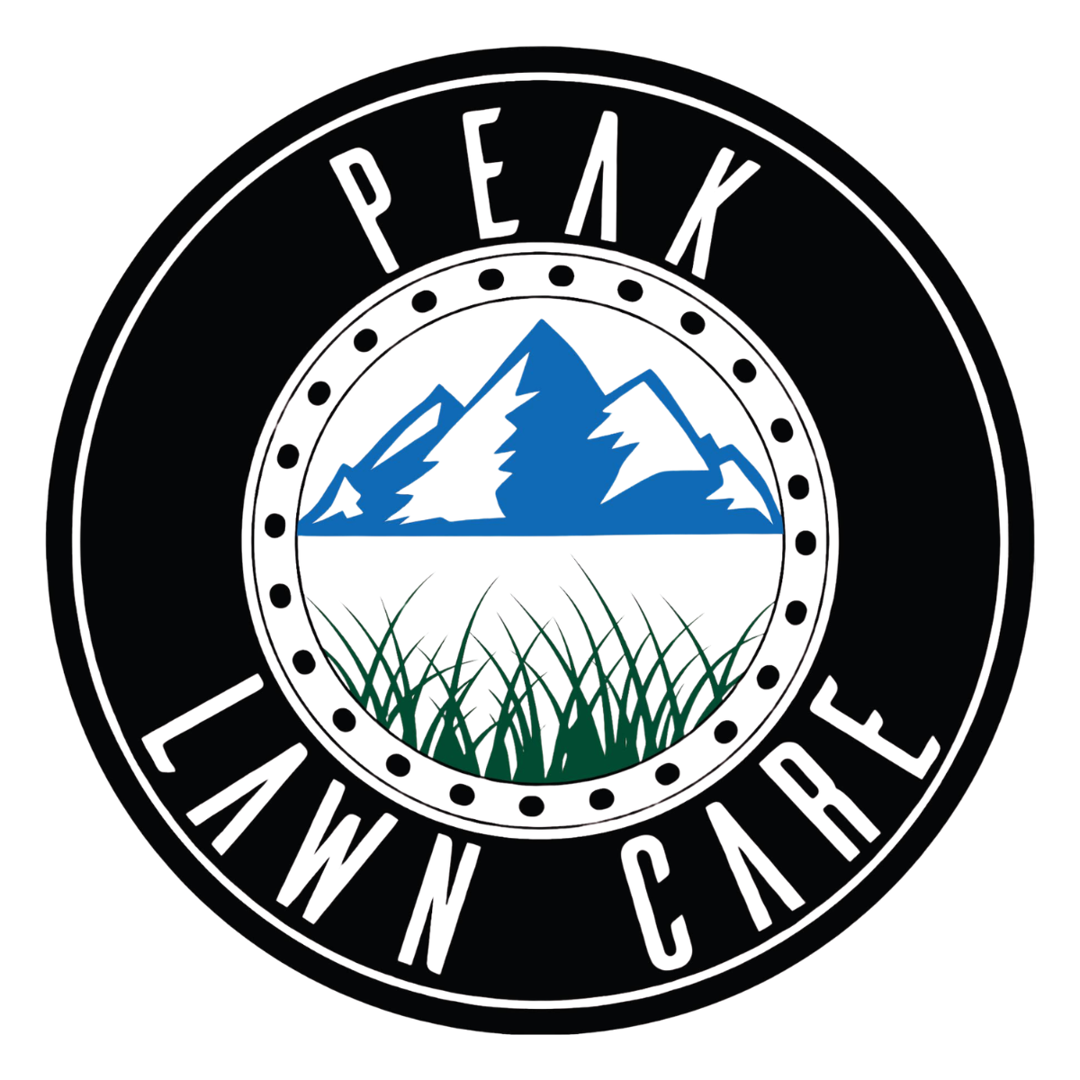 A circular logo with the text 