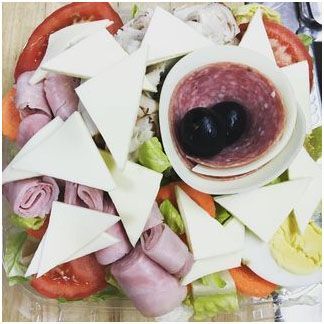 A close up of a Chef Salad