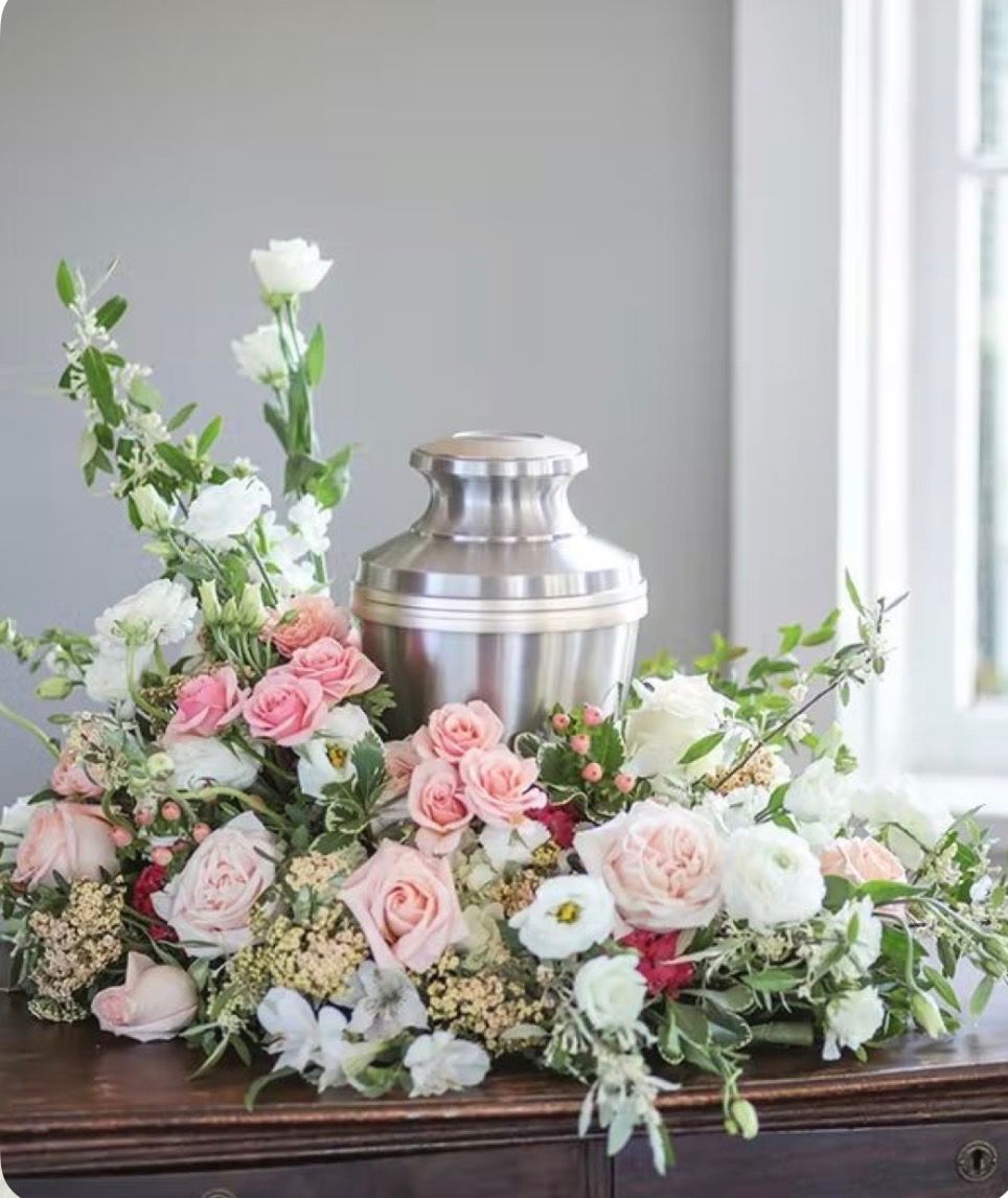 Pink White Passion Urn Ring