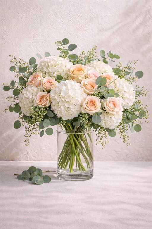 Blush & Snow Luxe Vase