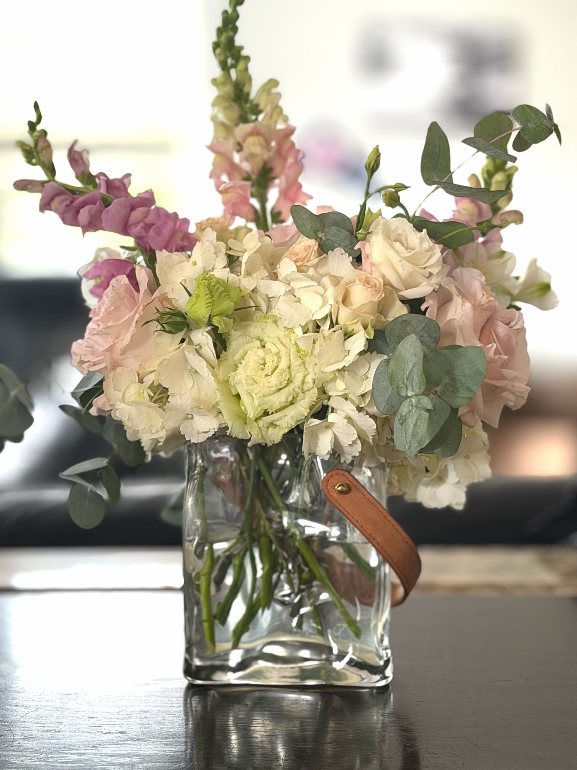 Blush Garden Keepsake Glass Pocketbook