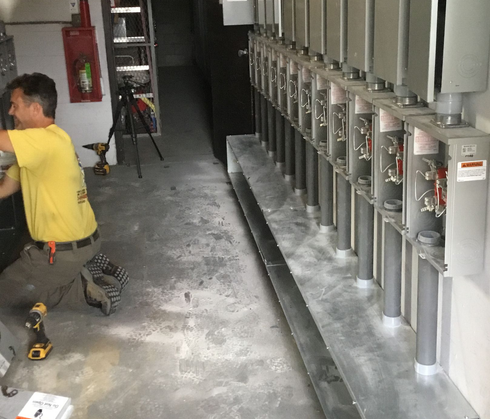 Man Doing Maintenance of the Electrical System — Ocean City, MD — Royal Plus Electric