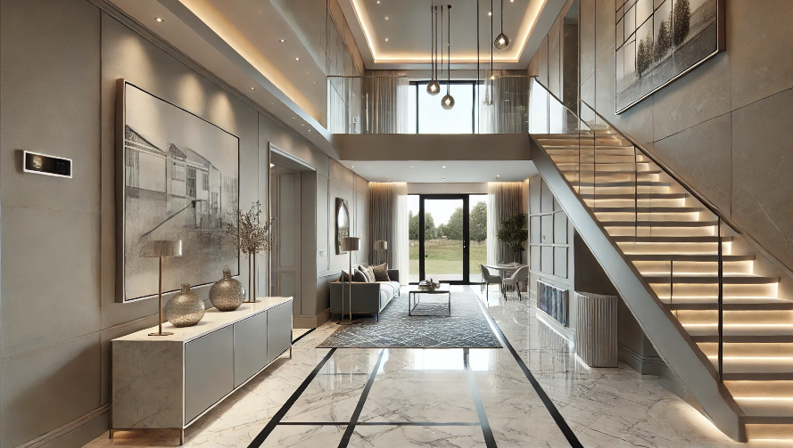 A picture of a tiled floor