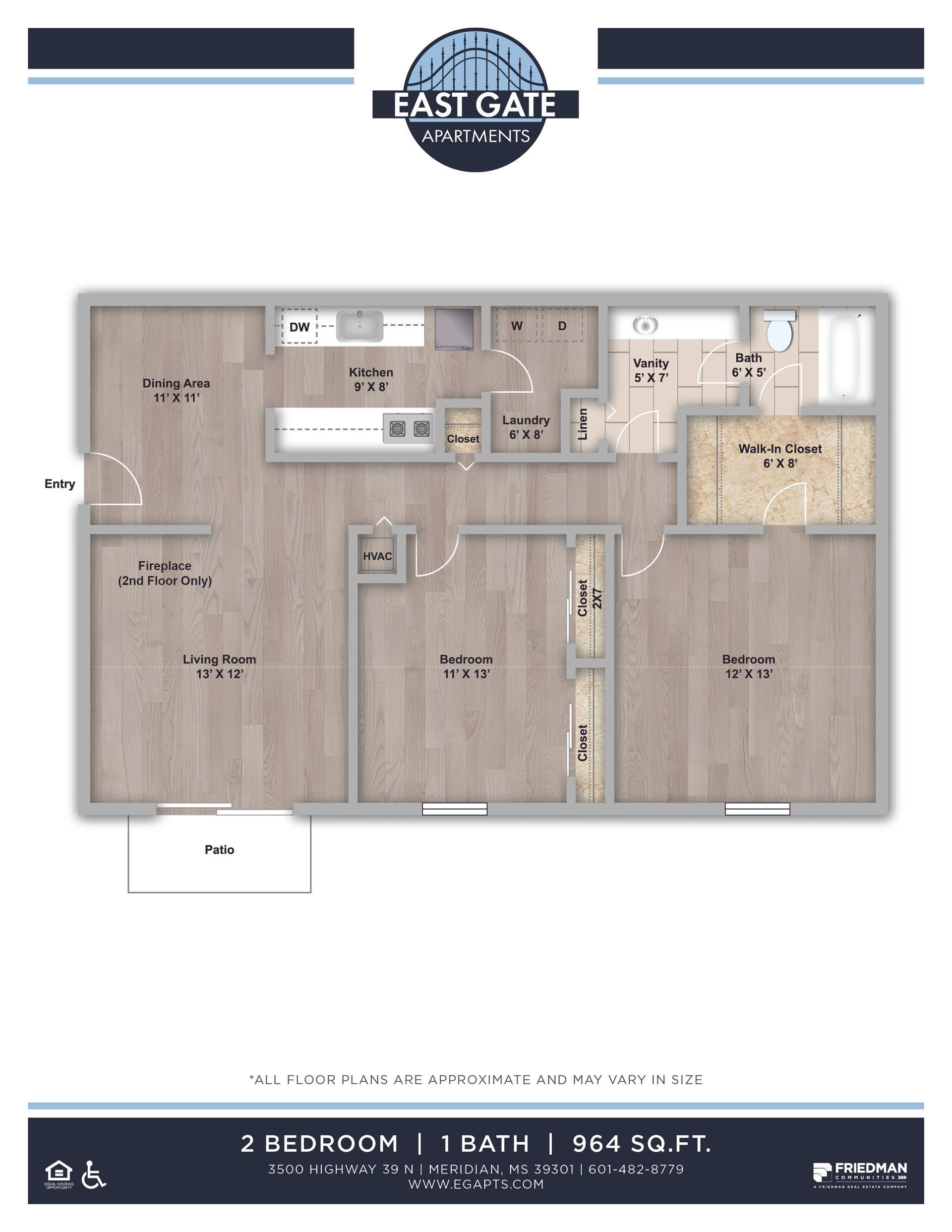Apartment for rent floor plan meridian MS