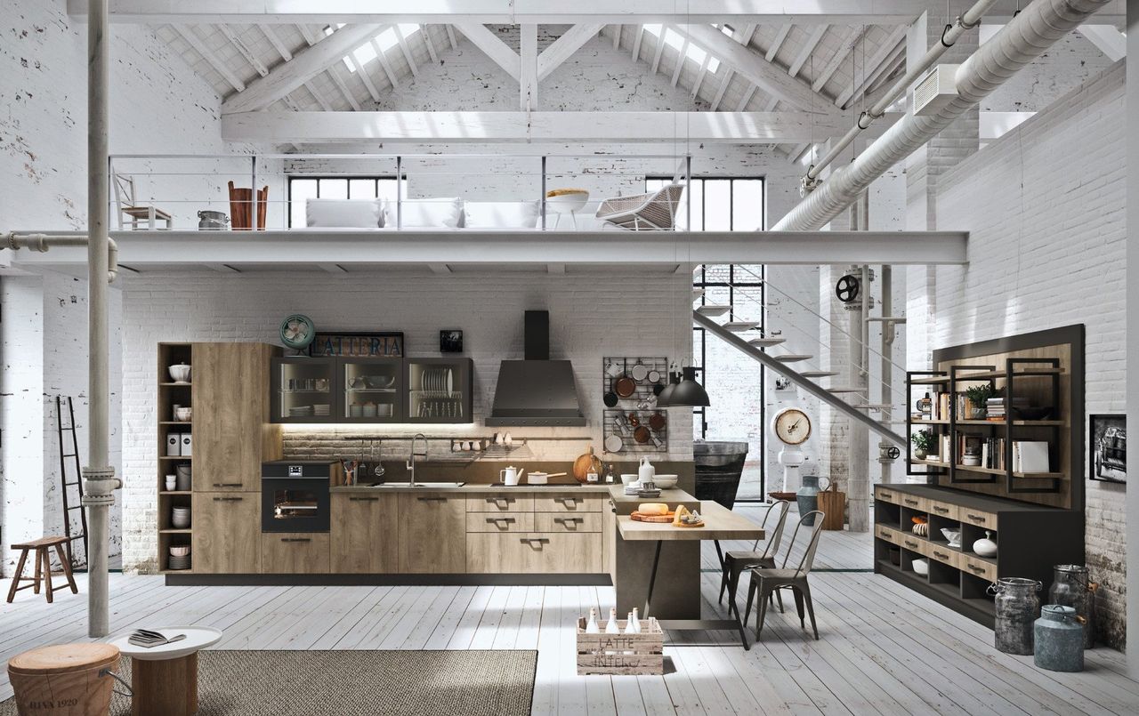 Cucina in loft