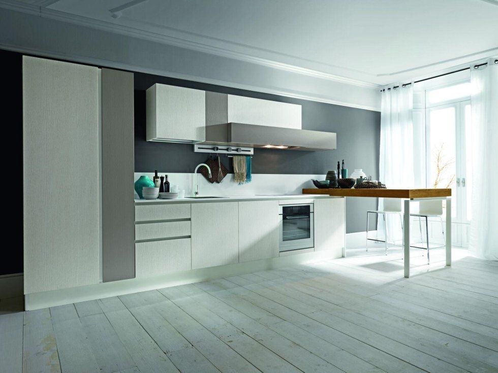 Cucina moderna bianca