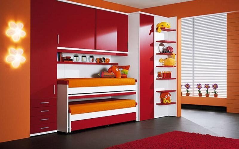 cameretta con letti a castello