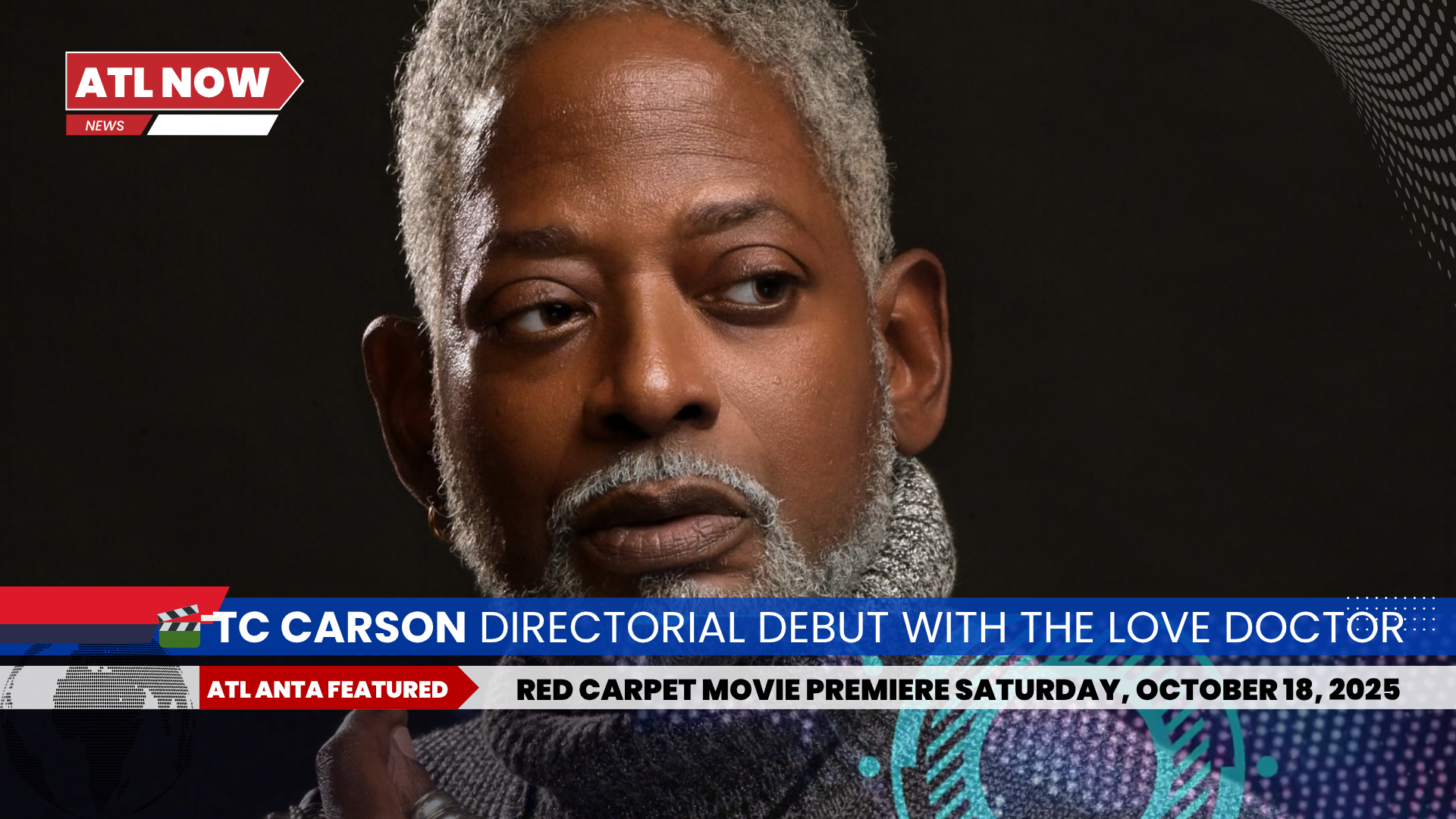 TC Carson promoting his directorial debut,