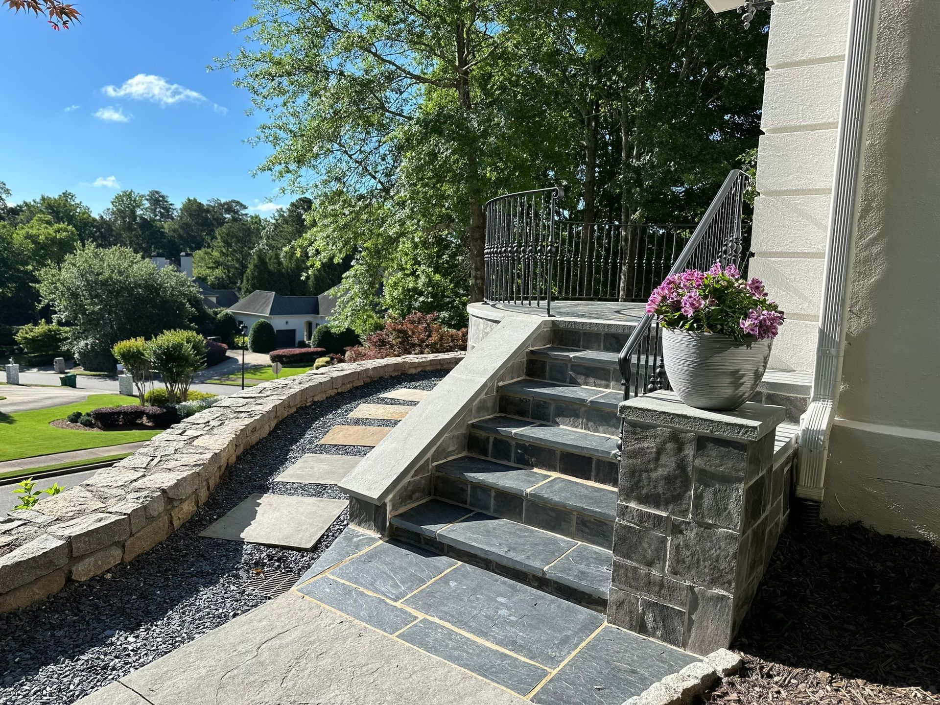 Sandy Springs custom outdoor steps