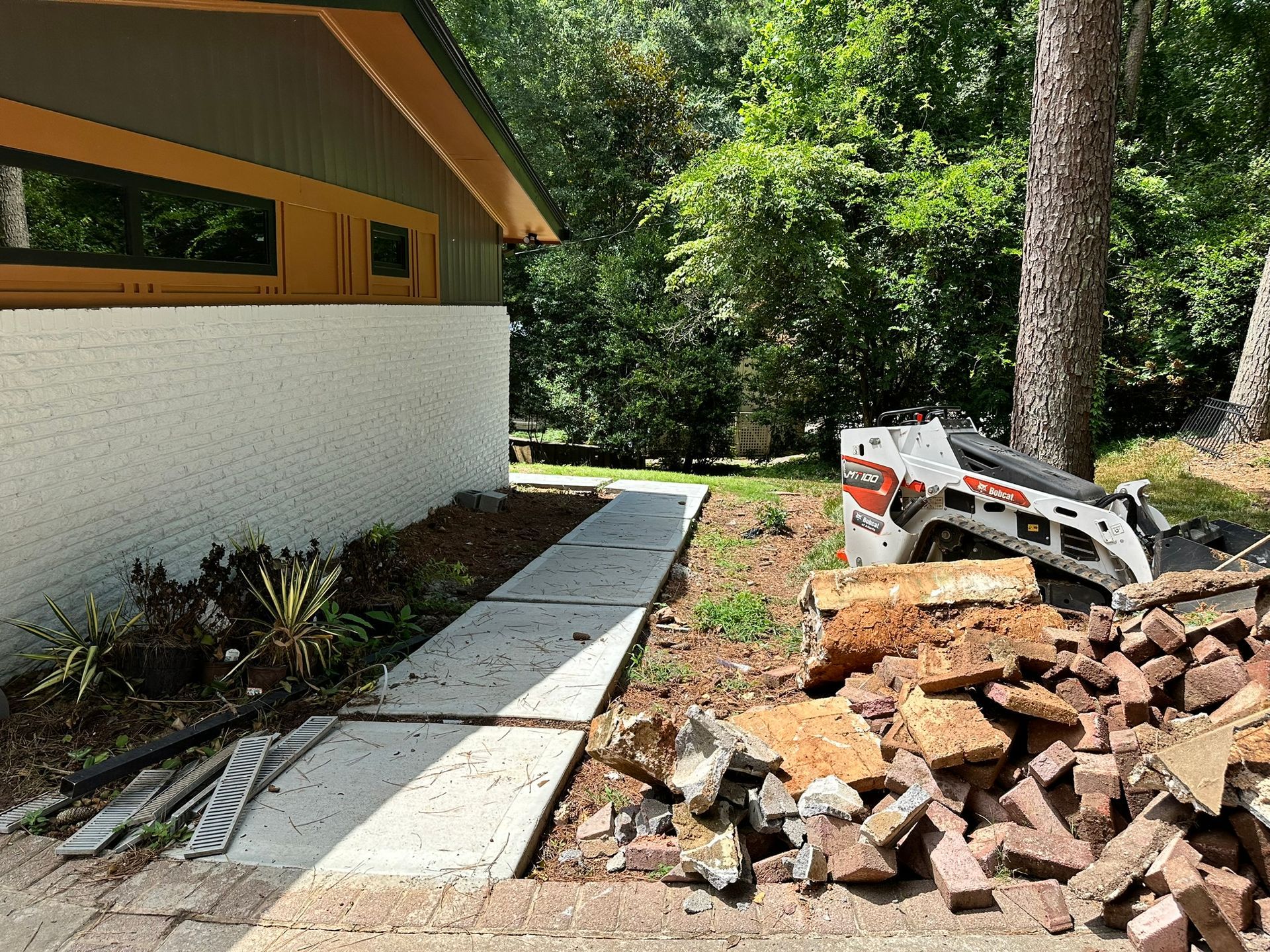 Sidewalk installation