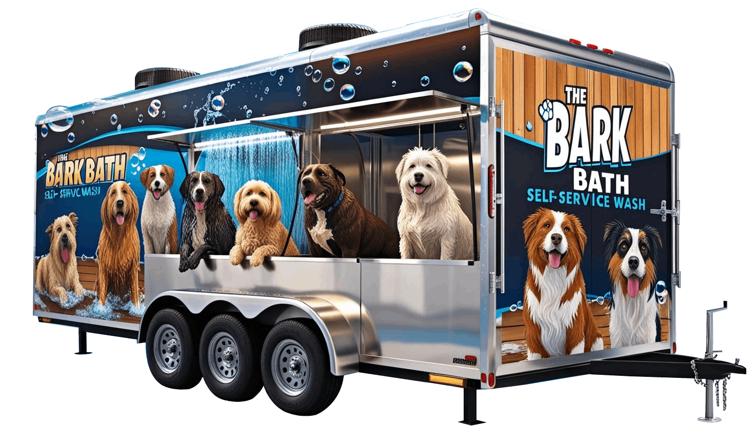 The Bark Bath Trailer