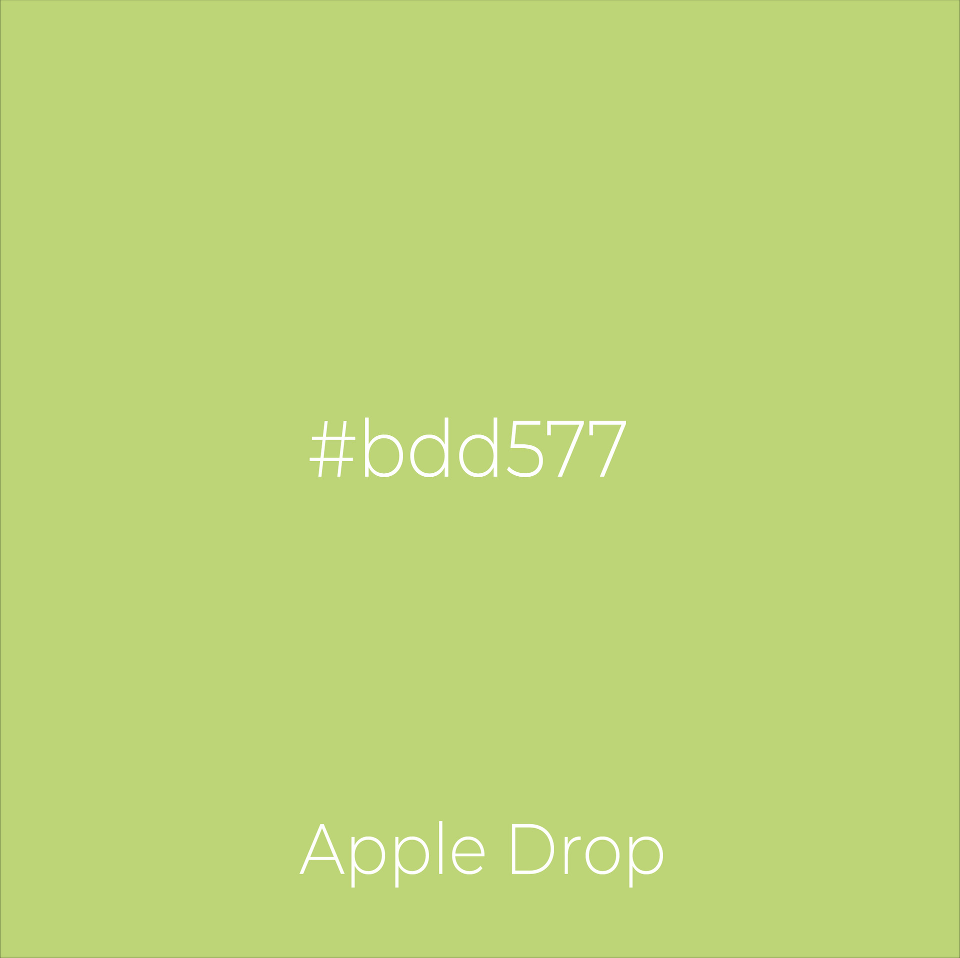 A green background with the words apple drop on it