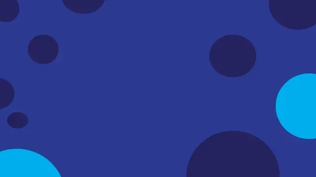A blue background with blue circles on it