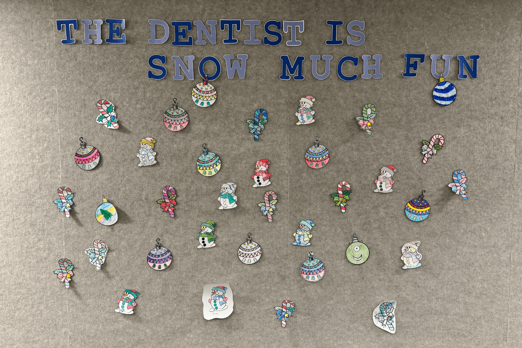 a sign that says the dentist is snow much fun | Pediatric Dentistry of Alaska | Best Pediatric Dentist In Wasilla and Palmer, Alaska