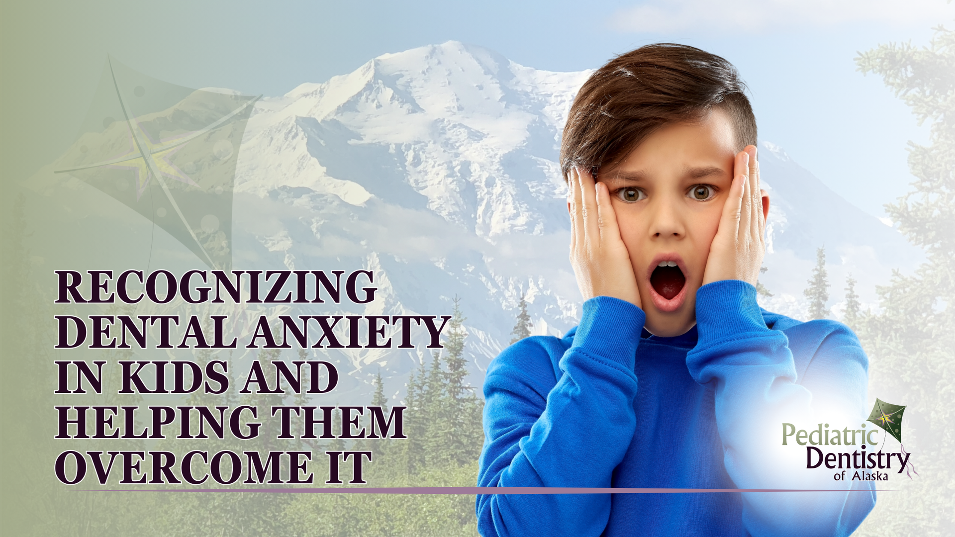 A boy with a shocked expression, holding his face. Text: 