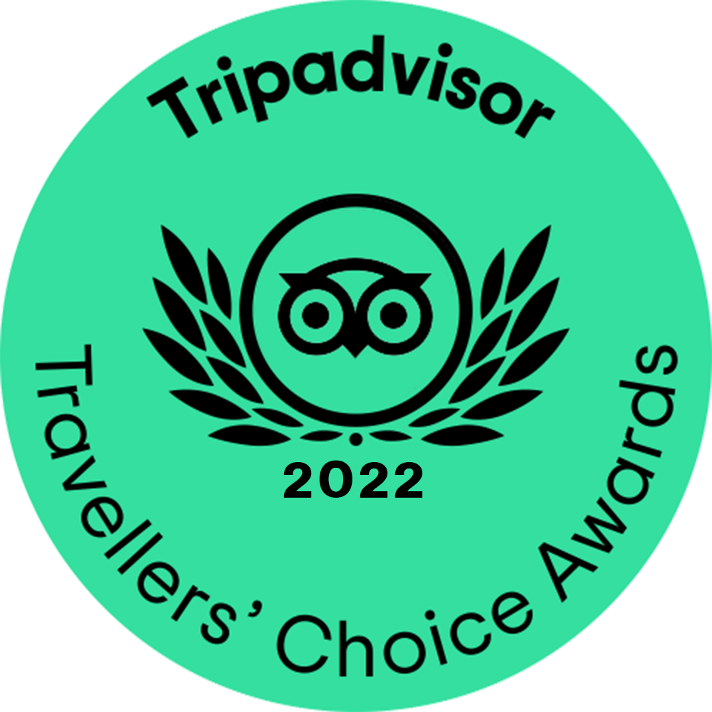 A tripadvisor traveler 's choice award for 2022