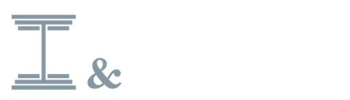 Epstein & Robbins An “I” beam graphic and the word