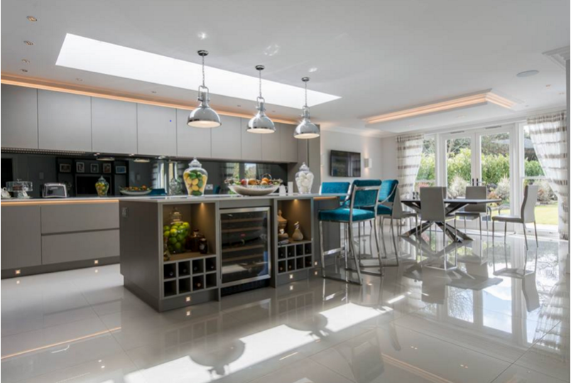 a modern styled kitchen