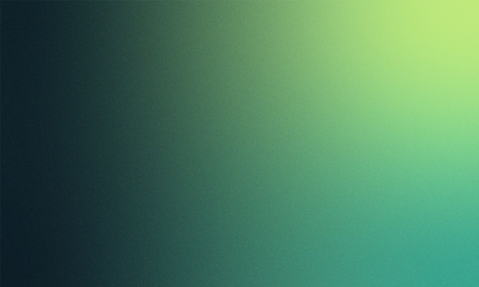Gradient background, transitioning from dark blue seafoam green to bright yellow-green.