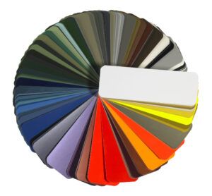 Many colors to choose from