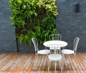 white patio furniture