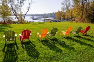 bright lawn chairs