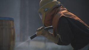 Sandblasting