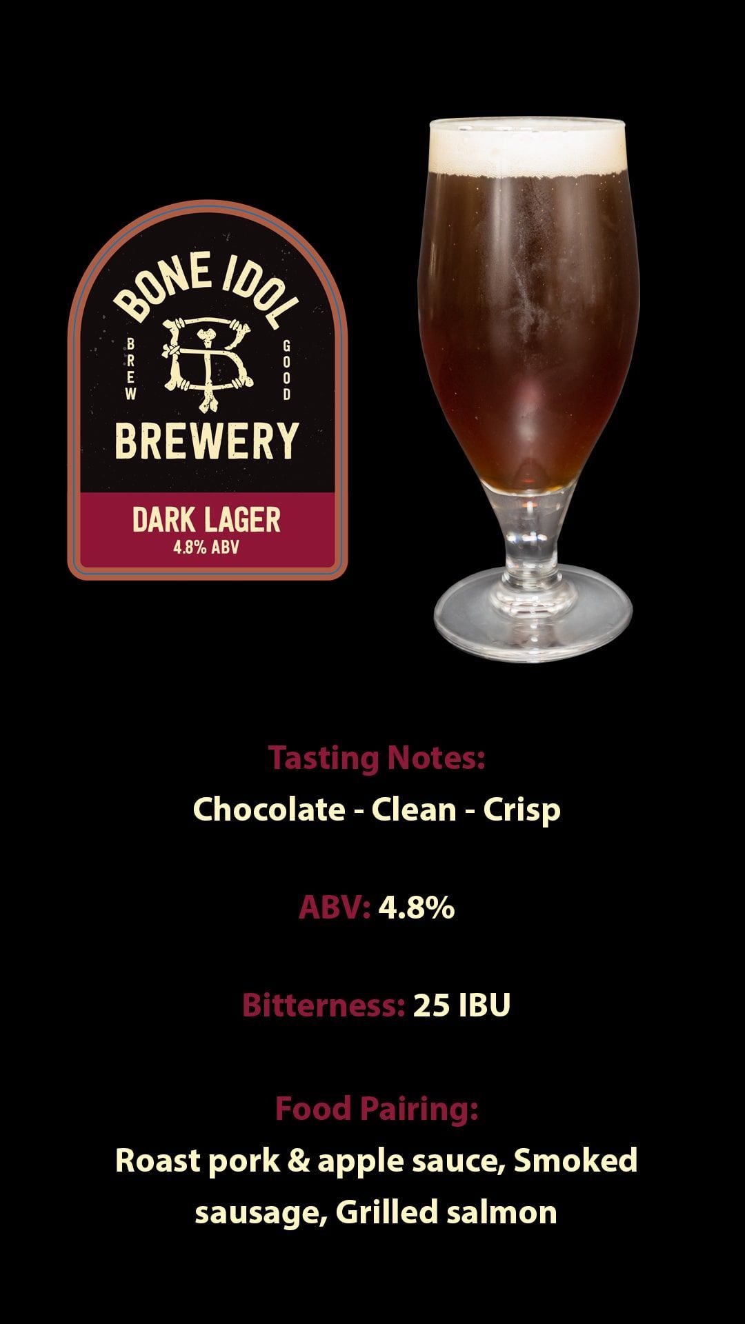 Dark Lager Beer Toowoomba