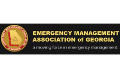 A logo for the emergency management association of georgia