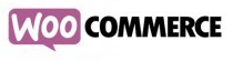 A logo for woocommerce is shown on a white background.