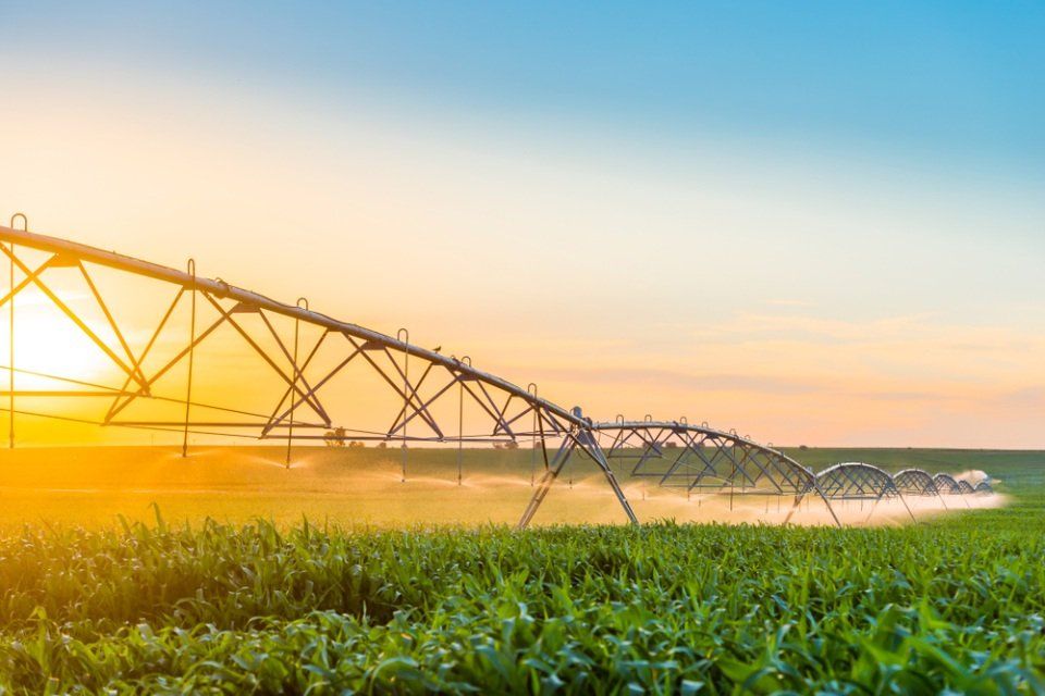 impianto di irrigazione per aziende agricole