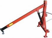 Hydraulic rear davit