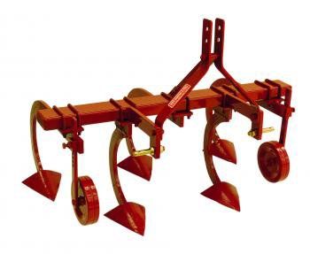 Grubber with depth control wheels