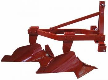 Twin-share plows with direct coupling for tractors from 30 to 100 HP