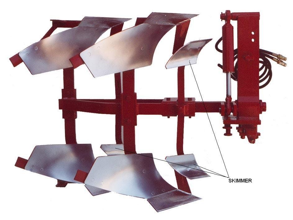 aratro reversibile bivomere VBI