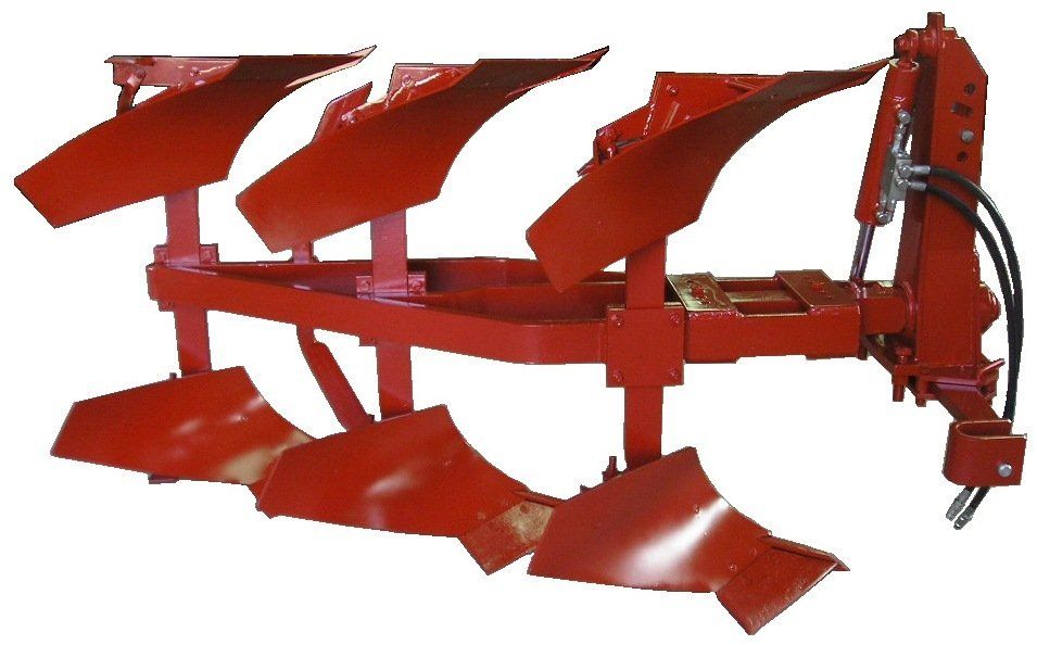 Aratro reversibile trivomere VTI ribaltamento idraulico