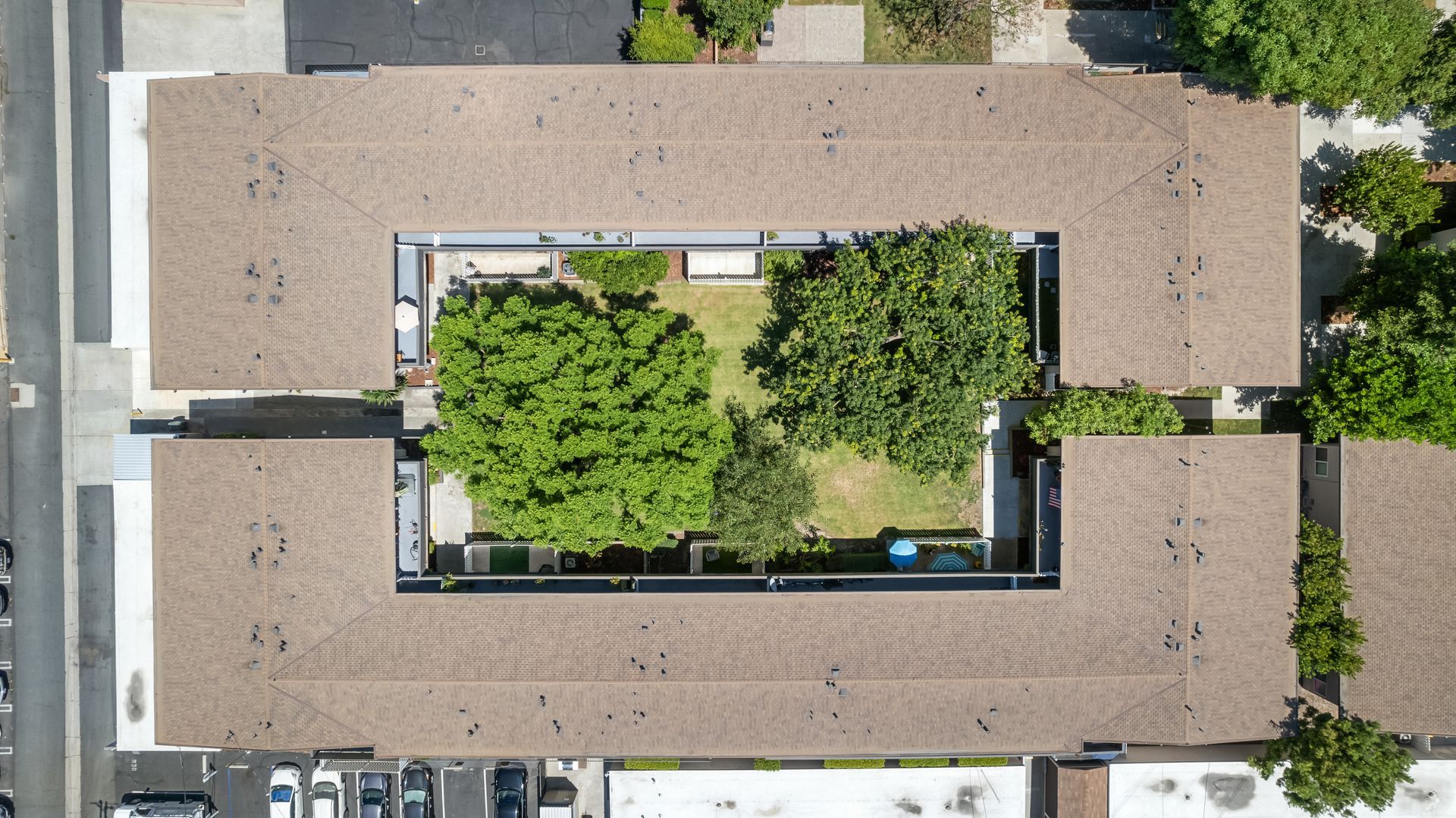 courtyard from above