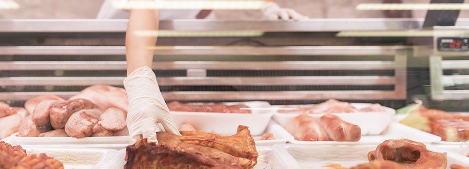 bancone di una macelleria