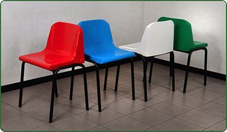 sedie colorate per mensa