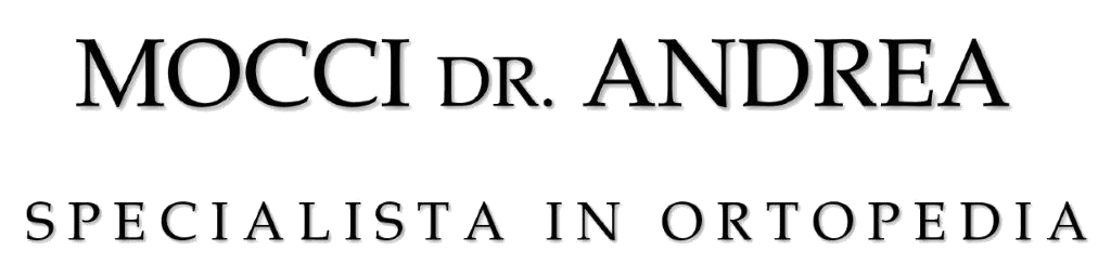 Dott. Andrea Mocci, Specialista in Ortopedia, in nero.