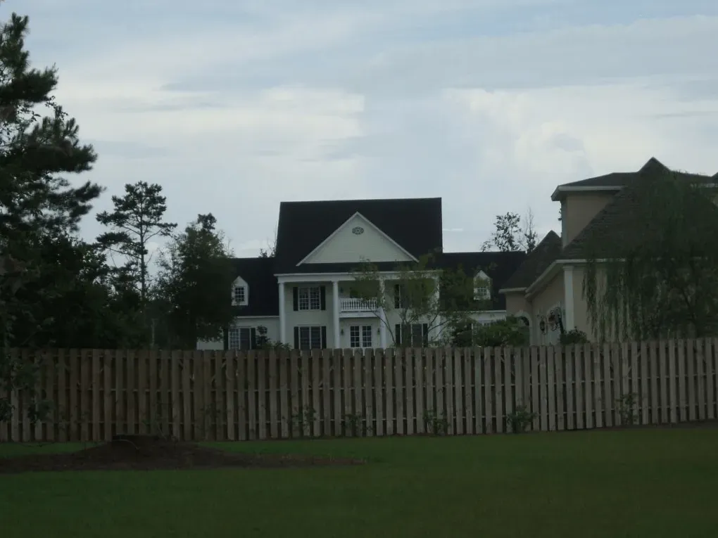 4 Board Wood Fence — Valdosta, GA — Sims Fence Company