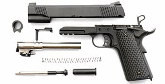 Disassembled handgun — Gunsmiths in Sedalia, CO