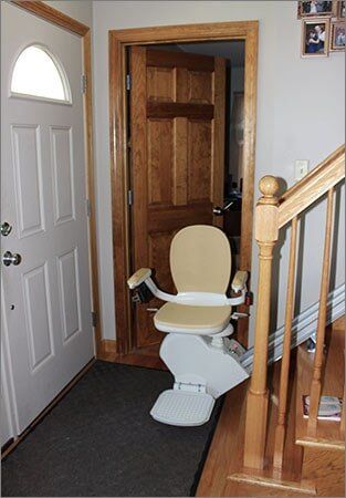 Beige Stair lift — Stairlifts in Hyannis, MA