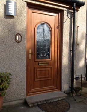 a newly fitted composite door