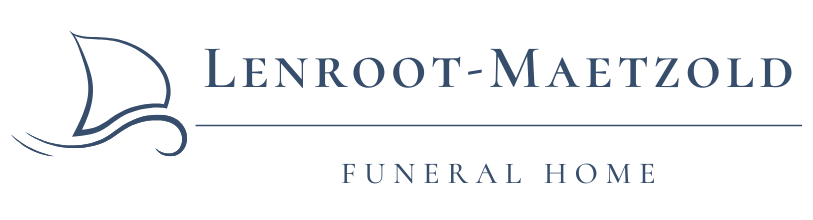 The logo for sample funeral home is shown on a white background.