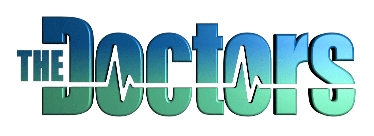 A blue and green logo for the doctors