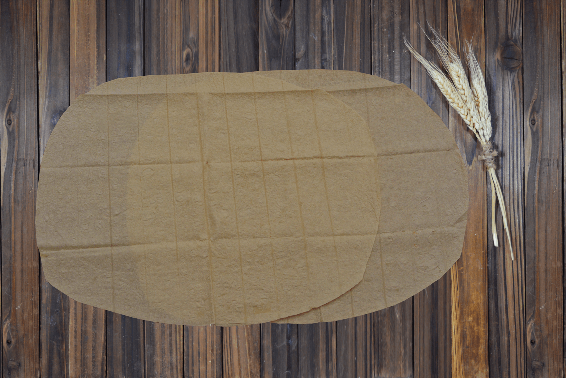 Wooden background with Lavash Bread